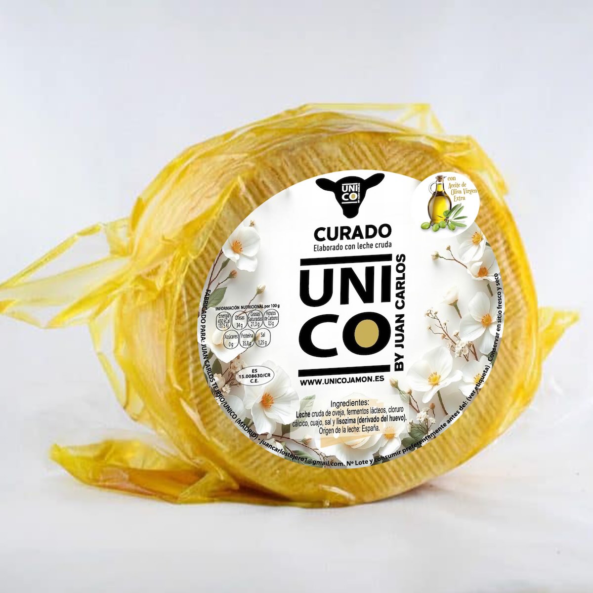 Queso añejo con AOVE. 14 meses.